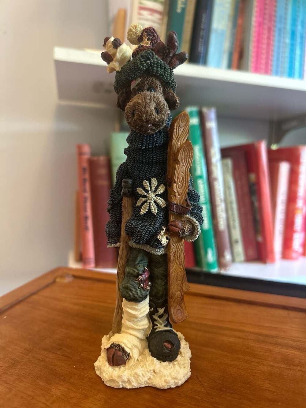Boyds Bears & Friends The Folkstone Collection Egon The Skier Figurine #2837